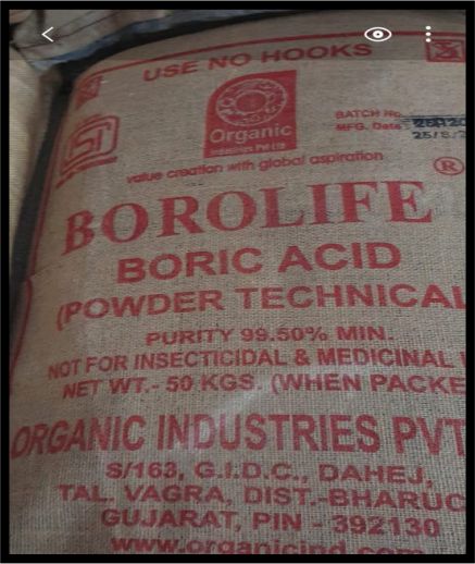 Boric Acid Chemical Importer